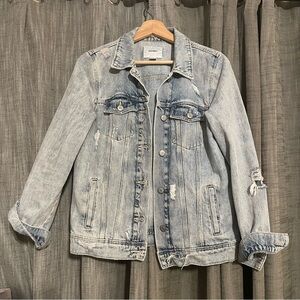 Old Navy Denim Womens Jacket Light Wash Size Medium